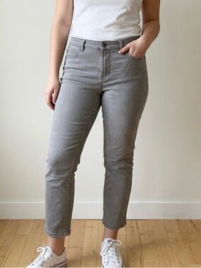 Joe Fresh Gray Cropped Jeans